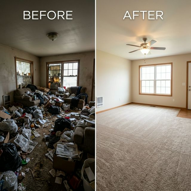 Wohnungsauflösung Vorher Nachher Reinigung