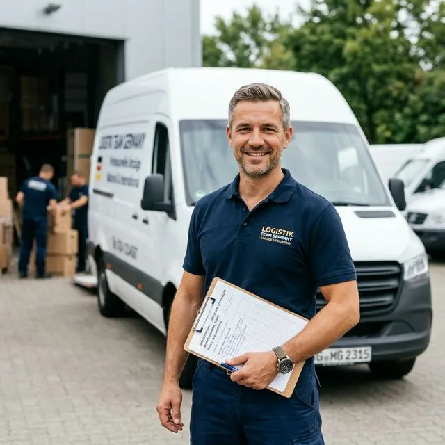 Freundlicher deutscher Teamleiter